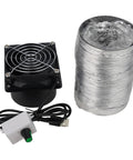 Super Handy Usb Adjustable Soldering Fume Extractor Smoke Absorber Fan With Duct Pipe, fan and duct pipe for smoke removal.