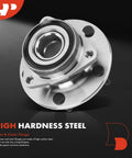 Two Front Wheel Bearing And Hub Assembly Fits Dodge Ram 1500 1994 1999 5 Lug 4WD With Rear ABS Durable Heavy Duty Direct Fit Bolt On