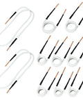 Induction Heater Coil Kit For Magnetic Heater Set With 8 Coils And 2 Free Forming Copper Wires 1200C Heat Resistant