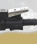 Three Eighths Inch Fuel Line Connector for Outboard Motors Quick Connect with metal clamp, weatherproof marine hose fitting 10mm