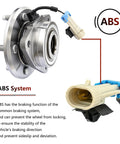 Front Wheel Bearing And Hub Assembly Top Notch Replacement Direct Fit For Chevy Captiva Sport 2012 2015 Equinox 2007 2009