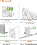 Installation guide for Six Pack 12x12x1 AC Furnace Air Filters MERV 8 Dust Defense Replacement Pleated HVAC Filter For Home Comfort