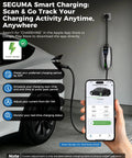 Next Level Nacs Station For Tesla Drivers Featuring Hella Fast Level One And Two Charging With Smart App Control and ETL Certified charging monitor.