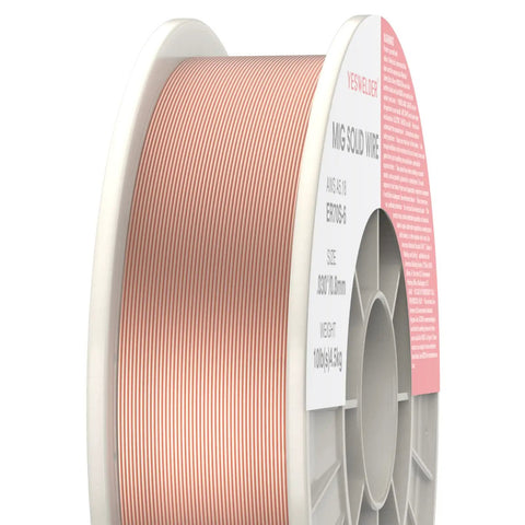 ER70S-6 MIG Welding Wire.030 In 10 Lb Solid Carbon Steel On A Durable ABS Plastic Spool close-up view