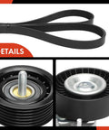 Details of Serpentine Belt Drive Kit For Mercedes Benz Vehicles Like C300 C350 E350 E550 GLK ML S CLS SL SLK R CL550 G550