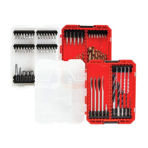 85 Piece Drill Bit Set With Four Ranges For Wood Metal And Masonry Durable Shock Resistant Tool Steel Build Great For Home DIY Projects