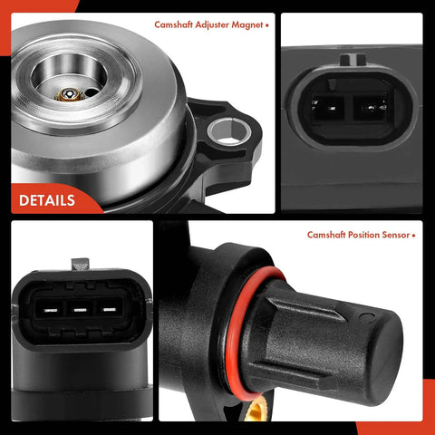 All In One Camshaft Position Sensor And Camshaft Adjuster Magnet Solenoid Kit For Mercedes Benz Vehicles 2006 To 2015 details