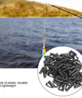 120 Piece Quick Change Spinner Clevis Set With Durable Plastic Blades Rotating Snaps Fishing Lure Setup on Rod