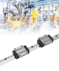 Beefed Up Heavy Duty Linear Guide Rail Kit Two 300mm Rails With Bearing Steel Construction And HGH15CA Slider Blocks for CNC machines.