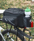 13L Expandable Bike Rack Bag With Rain Cover Rear Trunk Pannier For E Bikes And City Rides Haul All The Gear side view
