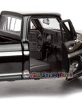 Ford F150 1 24 Diecast Collectible Model Truck Black With Opening Doors And Detailed Interior Slick Premium Rubber Tires