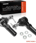 Chevy Corvette Front Outer Tie Rod End Replacement For Precision Steering And Fixing Uneven Tire Wear Fits Left Or Right Driver Or Passenger Side 1986 1996, black metal parts