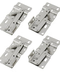 Four Pack Tip Out Tray Hinges For Flip Up Cabinets, 45 Degree Soft Close Concealed Cabinet Hinges For Kitchen Sink And Bathroom, Includes 97x46mm Sloped Tray Hinges