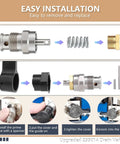 Assembly diagram of 235014 Prime Spray Valve Kit Drain Valve for Airless Paint Sprayers 210 230 390 395 490 495 595 3400