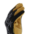 Material4X Original Work Gloves for Heavy Duty Protection with Abrasion Resistant Synthetic Leather, Size Medium, side view.
