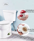 Kick Those Rusty Bolts To The Curb With These Cute Red Mushroom Toilet Bolt Caps That Stealthily Conceal Hardware, 2 Pcs, ceramic, 2.4x1.5in