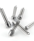 Five Pack Spider Sinkers For Surf Fishing Heavy Duty Lead Weights 1 To 8 Ounces Sputnik Sinker Set With Stainless Steel Wires