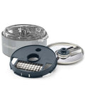 Dicing Accessory Kit For FP13 And SPF13 Food Processors With Dicing Blade, Grid, Storage Case, And Flat Work Bowl Cover