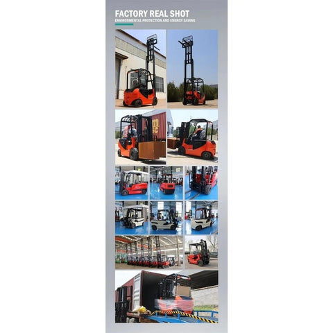 Top Shelf Hydraulic Lift Truck 3 Ton Capacity With Multi Stage Mast And Fork Attachments Warehouse cargo handler operating in factory.