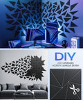 Twelve Pack Straight Up Soundproof Foam Panels For Walls Self Adhesive High Density Acoustic Treatments To Smooth Out Room Reverb And Kill Echo In Home Studios Black arranged on a wall behind gaming setup.