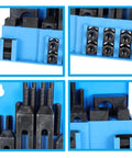 58 Piece T Slot Clamping Kit Pro Series 1/2 Inch T Slot Step Hold Down Clamps Set With 3/8-16 Studs For Milling And Machining Fixtures