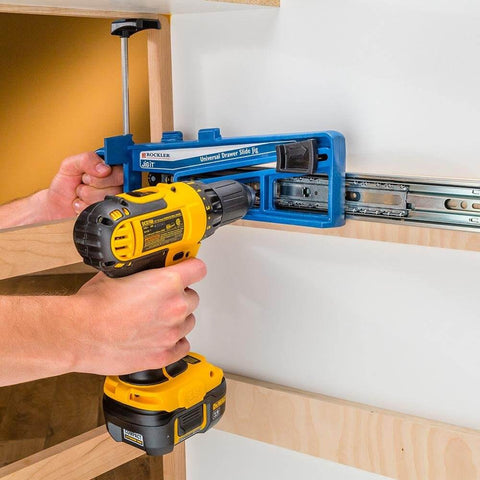 Universal Drawer Slide Jig For Cabinets Easy Install Drawer Slides Quickly And Accurately With A Locking Wedge Adjustable Indexing Foot