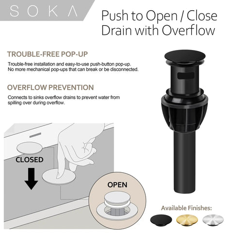 Matte Black Widespread Bathroom Faucet With Two Handles, Three Piece Vanity Lavatory Set, 360 Degree Rotating Sink Tap With Pop Up Drain