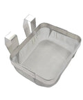 Built Tough As Nails Stainless Steel 5 By 4 By 1 Point 75 Extra Fine Mesh Ultrasonic Cleaner Basket, ideal for organizing delicate jewelry.
