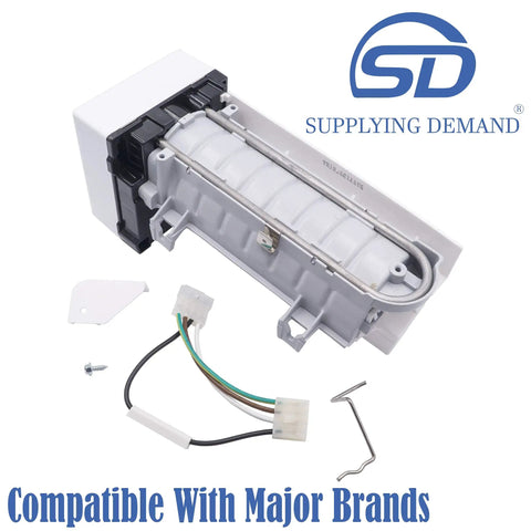 Model Specific Refrigerator Ice Maker Replacement That Fits 532 542 561 601F 632 And 642 Models So It Fits Right 8 Cube Ice Maker