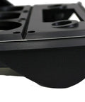 1977 Corvette Center Gauge And Clock Bezel Surround Replacement Panel close-up angle