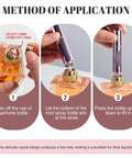 Super Portable Mini Refillable Perfume Atomizer Bottles Set - 5 Pack Of Travel Size 5ml Spray Options application method steps