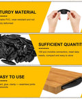 Hands holding 100 Pcs Plastic Biscuit Joiners Self Clamping Plate Joiner Clips For Woodworking DIY Enthusiasts Easy Flush Joints And Quick Setup