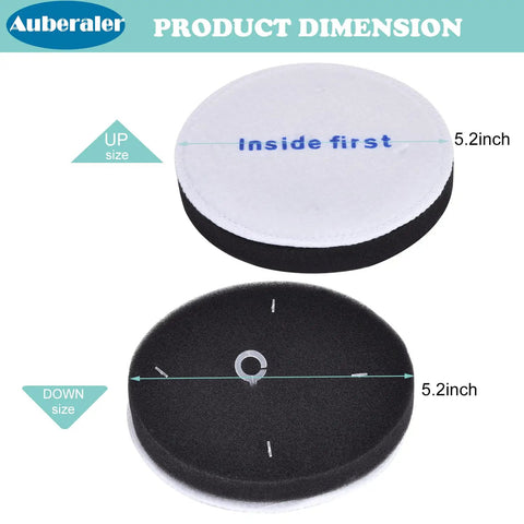 6 Pack E0202 PowerSpeed Foam Vacuum Filters Replacement For NEU Series Lightweight Bagless Vacuum Cleaners Compatible With NEU180 NEU180C NEU181 NEU182 NEU182A NEU182B NEU186 NEU188 NEU188A NEU190 NEU192A NEU1982 NEU180B NEU202