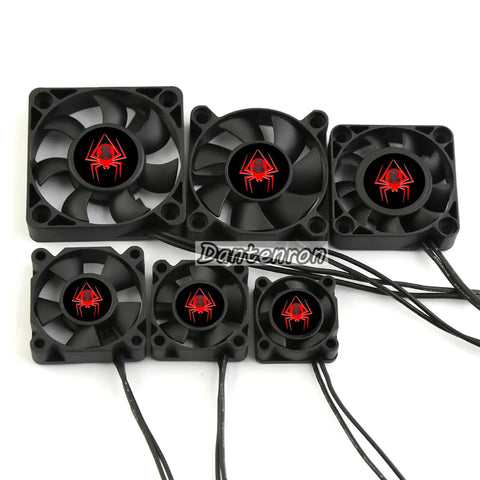 High Speed RC Motor Cooling Fan 25mm 30mm 35mm 40mm 45mm 50mm Heatsink ESC Cooling Fan 28000RPM 6V To 8.5V for Trucks and Crawlers