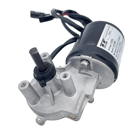 Three Eighths Inch D Shaft 12V DC Reversible Gear Motor Heavy Duty With Fifty RPM Includes Toggle Switch Wire Kits L Bracket Forward And Reverse Motor Replaces PN01007 38