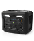 N1000 Portable Power Station 1024Wh 1800W Fast Charge to 80 Percent in 43 Minutes, 3000W P Boost, Solar Generator with UPS