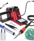 110W Soldering Iron Station Kit With LED Display, Quick Thermal Recovery, PID Temperature Control, Wide 0C To 480C Range