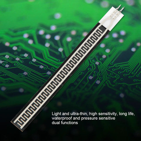 Ultra Thin Flexible Force Sensor Pad With Lightning Fast Response For Diy Projects And Smart Devices 500g Rated Force Sensing Resistor, black strip