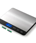 Big Ol Digital Kitchen Scale 44Lb/20Kg With 1g/0.1oz Precision, Extra Large Platform, Stainless Steel And Tempered Glass, Weighs Grams And Ounces