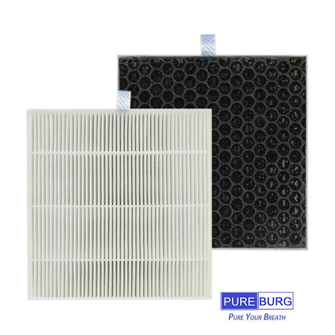 Replacement Filter Set For BLUEAIR DustMagnet 5400 Series Purifiers 5410i 5440i H13 True HEPA 3 Stage Filtration With Activated Carbon