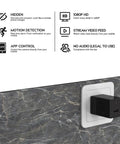 Hidden USB Charger Spy Camera With WiFi Live View 1080p HD Recording For Home Security And Baby Monitor Tiny Wireless Surveillance Device With Motion Detection And Remote App Access in wall outlet