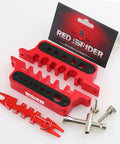 Pro Grade RC Soldering Station Jig Fixture With Ball End Remover Plus Multifunction Hex Socket Wrench Designed For XT60 XT90 Banana Plug Connectors Hustle Ready Build in red aluminum with tools.