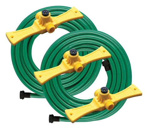 Port A Rain Portable Sprinkler System For Lawn And Garden Easy Setup Custom Layout For Odd Shaped Areas Secures With Stakes