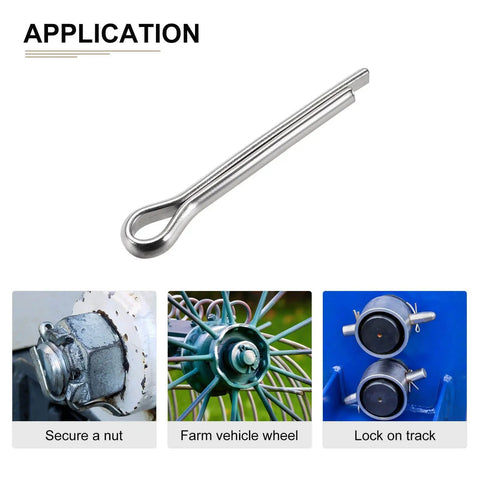 5mm X 35mm Cotter Pins Pack For Machinery, 304 Stainless Steel Hairpin Fasteners, various uses in machines and gears