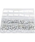 Premium High Quality 130 PCS SAE Zerk Fitting Assortment Kit With 12 Types Hydraulic Grease Nipple Set; brass fittings in case