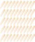 50 Pieces Pine Wood Pocket Hole Plugs Kit With Oblique Hole Design arranged in rows, solid pine durable plugs visible.