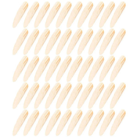 50 Pieces Pine Wood Pocket Hole Plugs Kit With Oblique Hole Design arranged in rows, solid pine durable plugs visible.