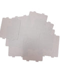 Microwave Waveguide Cover Mica Sheet Heat Insulation Guard for High Temperature Resistance, durable and cuttable, silver