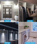 Motion Sensor LED Bulbs Dusk To Dawn 13W 100W Equivalent Auto On Security Lighting For Indoor Outdoor 5000K Cool White, 12Ft 18Ft Range, Stays On 30 Seconds, Two Pack porch, closet, garage, and laundry room lighting