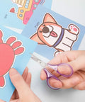 Tiny Travel Scissors 3 Inch TSA Compliant With Sheath cutting paper crafts with precise fine tips